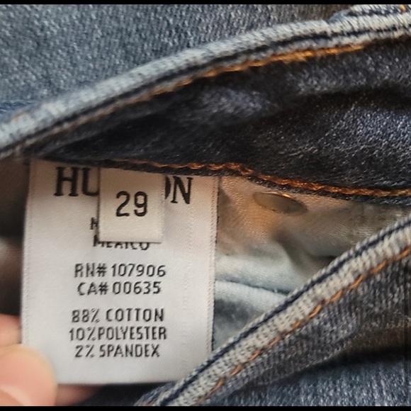 Hudson Distressed Crop Jeans - Picture 5 of 6